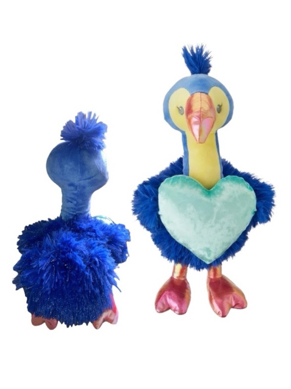 Flamingo With Green Heart 17” Plush